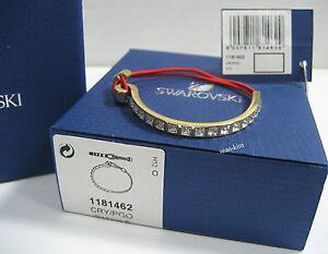 yzuXbg@ANZT?@XtXL[uXbgswarovski toby red bracelet, goldplated crystal butterflies mib 1181462