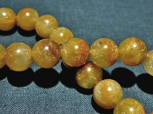 yzuXbg@ANZT?@S[f`Ehr[YuXbg95mm 4a natural titin golden rutilated quartz round beads bracelet gift bl9817