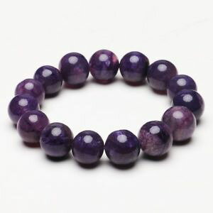 yzuXbg@ANZT?@NX^r[YuXbgXgb`142mm natural purple charoite crystal gemstone stretch beads bracelet zlbb013