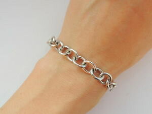 yzuXbg@ANZT?@re[W{bNX`F[uXbgX^[OVo[ENCivintage chain bracelet sterling silver 925 charm women ukrainian jewelry in box