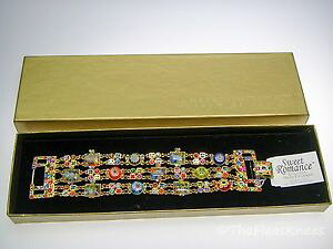 yzuXbg@ANZT?@}XgvuXbg{bNXsweet romance millefiori triple bracelet discontinued, in box