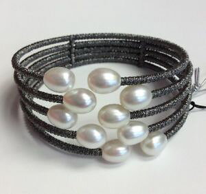 yzuXbg@ANZT?@kwanbVC[braceletsigned kwan womenfs freshwater pearl mesh wire design bracelet