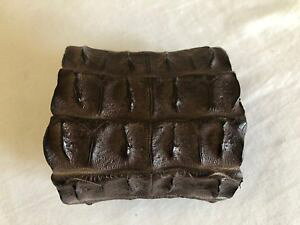 �y���������z�u���X���b�g�@�A�N�Z�T��?�@�v�����j�J�t�u���X���b�gpreowned nada sawaya clic crocodile cuff bracelet, brown