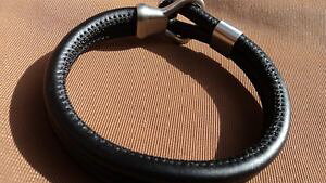 �y���������z�u���X���b�g�@�A�N�Z�T��?�@�o�C�I�j�N�X2painrelief�u���X���b�g75bionic two strand leather frequency painrelief bracelet 75