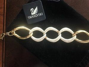 �y���������z�u���X���b�g�@�A�N�Z�T��?�@�h���b�V�[�u���X���b�g listingswarovski dressy bracelet nwt