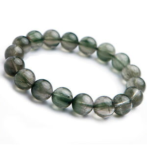 yzuXbg@ANZT?@O[`r[YuXbg listingnatural green rutilated quartz crystal cat eye woman beads bracelet 11mm aaaa