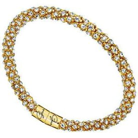 【送料無料】ブレスレット　アクセサリ—　クリスタルレディースブレスレットguess glamazon glisten crystal gold plated ladies bracelet ubb81333