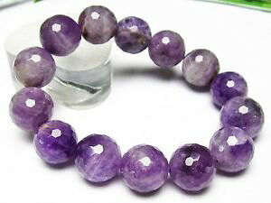 yzuXbg@ANZT?@x_[AWXgEhuXbg155mm 4a natural lavender amethyst quartz crystal round bracelet gift bl4988