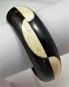 �y���������z�u���X���b�g�@�A�N�Z�T��?�@�f�U�C���J�t�u���X���b�g�r���e�[�Wold quality jewel design cuff bracelet bicolor veiny vintage t163