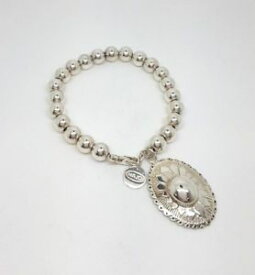 【送料無料】ブレスレット　アクセサリ—　スターリングシルバービーズドルブレスレットmiran 230618 sterling silver 925 najo beaded bracelet with oval charm rrp 225