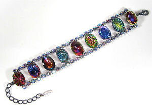 yzuXbg@ANZT?@uXbgre[WNX^CgTt@CA{w~Asoho bracelet vintage crystals light sapphire aurore boreal bohemia space age