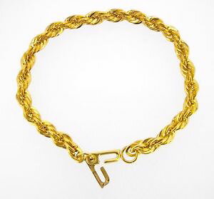 yzuXbg@ANZT?@uXbguhS[hwr[[vN`F[bracelet sweet brand gold filled heavy rope link chain