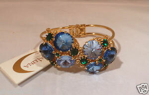 yzuXbg@ANZT?@K[fXtXL[NX^uXbgC^Anwt monnaluna garden brass swarovski crystal bracelet italy