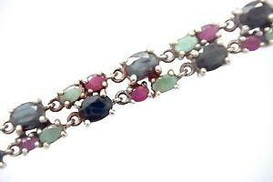 yzuXbg@ANZT?@uXbgGhr[Tt@CAX^[OVo[bracelet emeralds ruby amp; sapphire 925 sterling silver