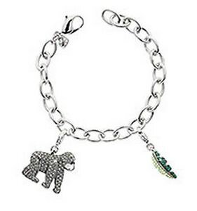 yzuXbg@ANZT?@swarovskicrystal 2009gorilla charm bracelet982414mint in boxswarovski silver crystal 2009 gorilla charm bracelet 982414 mi