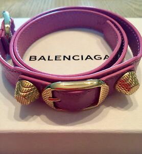 yzuXbg@ANZT?@oVAKbvuXbgj[balenciaga leather wrap bracelet authentic in box