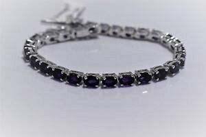 yzuXbg@ANZT?@X^[OVo[AWXguXbgIC925 sterling silver natural gemstone amethyst bracelet online gift jewelry