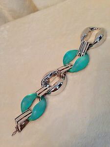 �y���������z�u���X���b�g�@�A�N�Z�T��?�@alexis bittar aqua blue lucitelink bracelet alexis bittar aqua blue lucite and silver link bracelet