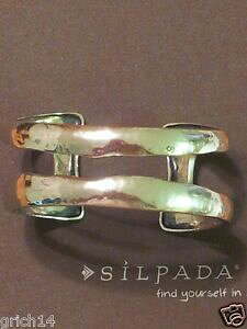 �y���������z�u���X���b�g�@�A�N�Z�T��?�@silpada sterlingmodernista cuff bracelet b2440 silpada sterling silver modernista cuff bracelet b2440