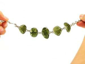 �y���������z�u���X���b�g�@�A�N�Z�T��?�@moldavite bracelet silver925 363g1815ctagpend1103moldavite bracelet silver925 363g 1815ct agpend1103