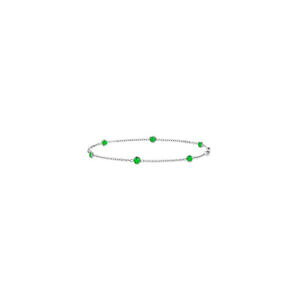 yzuXbg@ANZT?@uXbg14kzCgS[h7C`ZbgGhbracelet created emerald bezel set by the yard in 14k white gold 7 inches