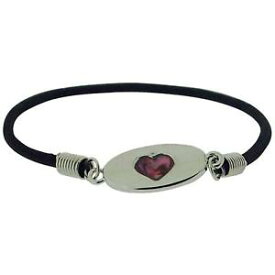 【送料無料】ブレスレット　アクセサリ—　ピンクパウアシェルブレスレットlove heart pink inlaid paua shell elasticated bracelet by toc