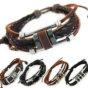 �y���������z�u���X���b�g�@�A�N�Z�T��?�@�`�x�b�g�V���[�Y�u���X���b�g�T�[�t�@�[�u���X���b�g�����Y�E�B�����Yaxy tibet series 32 leather bracelet leather surfer bracelet mens womens