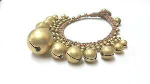 �y���������z�u���X���b�g�@�A�N�Z�T��?�@�_���X�x���u���X���b�g�u���X���b�g�r�[�Y�u���X���b�gjingling dance brass bell bracelet,brass bracelet,beads bracelet,brass bell