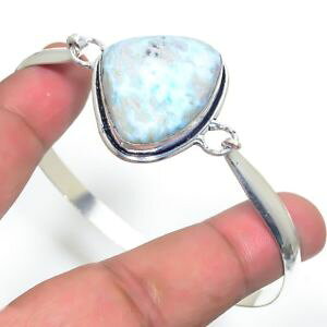 yzuXbg@ANZT?@925JularimarJtXuXbgadstcaribbean larimar gemstone ethnic 925 silver plated jewelry cuff bracelet adst