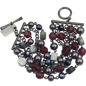 yzuXbg@ANZT?@\tBAuXbgVFbhr[Yre[Wnwt lia sophia jewelry huge bracelet shell red beads vintage free shipping