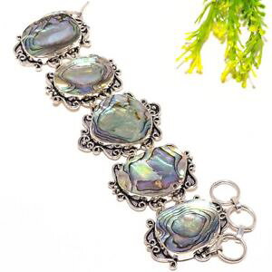 �y���������z�u���X���b�g�@�A�N�Z�T��?�@�A���r�V�F���u���X���b�g78 sb1044abalone shell gemstone handmade fashion jewelry bracelet 78 sb1044