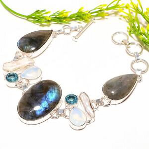 �y���������z�u���X���b�g�@�A�N�Z�T��?�@opalite�u���X���b�g78 sb1002labradorite, opalite gemstone fashion jewelry bracelet 78 sb1002