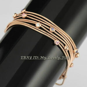 yzuXbg@ANZT?@t@bVuXbgCXg[NX^b1a832 fashion strand bracelet 18kgp cz rhinestone crystal