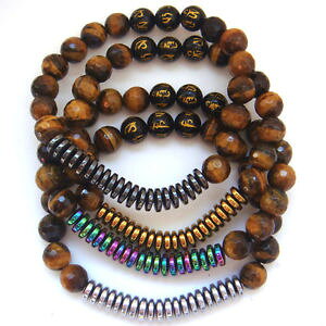 yzuXbg@ANZT?@w}^CgmEGlM[uXbg2018 tiger eye gem stone hematite agate energy womens bracelet amulet