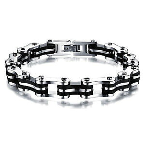 yzuXbg@ANZT?@I[goCoCN`F[XeXX`[YuXbgtrendy motorcycle bike chain stainless steel charming mens bracelet 885