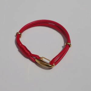 �y���������z�u���X���b�g�@�A�N�Z�T��?�@���z�R�������Srojo sinttico cuero con latn cierre pulsera 18cm largo