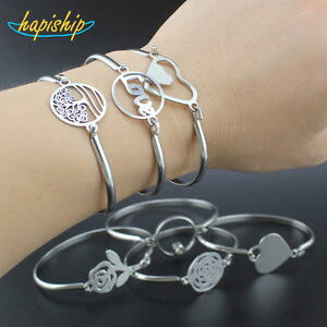 �y���������z�u���X���b�g�@�A�N�Z�T��?�@�A���W�F���g�u���X���b�gas fr50036 couleur argent bracelet en acier inoxydable pour les femmes en metal