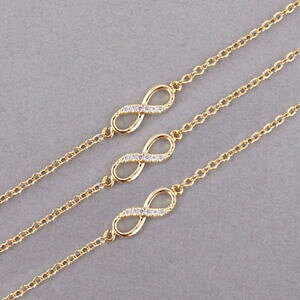 yzuXbg@ANZT?@fS[hNas de36455 1pc gold silber plattiert unendlichkeit endless love tiny link zink
