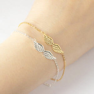 �y���������z�u���X���b�g�@�A�N�Z�T��?�@�f�S�[���has de38624 gold silber farbe winkel wings for women kupfer metallkettenverbindu