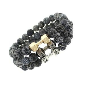 �y���������z�u���X���b�g�@�A�N�Z�T��?�@�f�X�^�C��as de35026 live aufzug hantel natur stein wulstige fur deauen zink legierung ch