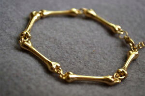 �y���������z�u���X���b�g�@�A�N�Z�T��?�@�f�X�P���g���n���E�B�[��as de38054 goldene skeleton schadel handknochen halloween deauen zink legierung