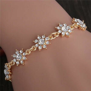 yzuXbg@ANZT?@W[uXbgas fr33161 jolie breloque couleur fleur dor bracelets fille femmes cuivre cris
