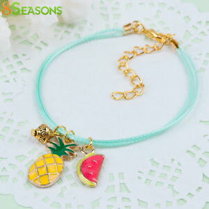 �y���������z�u���X���b�g�@�A�N�Z�T��?�@�t�@���u���X���b�g�R���h��as fr33139 femme bracelets vert menthe cire cordon 1 pc en alliage de zinc char