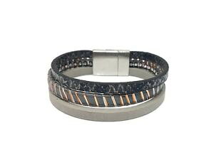 �y���������z�u���X���b�g�@�A�N�Z�T��?�@�O���[�u���X���b�ggrey python bracelet