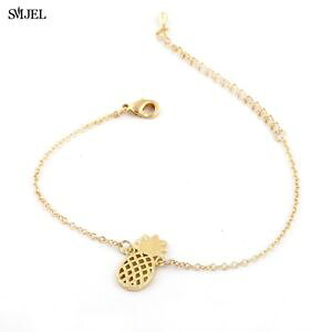 �y���������z�u���X���b�g�@�A�N�Z�T��?�@�fas de36651 gliederkette ananas deauen trendy pflanze deucht charme kupfer metal