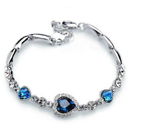 �y���������z�u���X���b�g�@�A�N�Z�T��?�@�f�w���c�V������as de34756 nette deauen blauer kristallrhinestone herz charme edelstahl, zink l