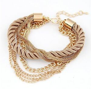 �y���������z�u���X���b�g�@�A�N�Z�T��?�@�fas de36236 bohmisches temperament woven goldfarben ketten deauen zink legierung