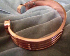 �y���������z�u���X���b�g�@�A�N�Z�T��?�@�u���X���b�g���[�}�J�tcopper magnetic bracelet arthritis therapy women men adjustable roman cuff