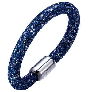 yzuXbg@ANZT?@X^[_XguXbgXtXL[GgNX^Jo[lCr[stardust slake 3d bracelet swarovski elements crystal gold plated closure navy