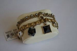 �y���������z�u���X���b�g�@�A�N�Z�T��?�@�N�b�L�[���N�X�g�O���u���X���b�gcookie lee vivi lux treasure charm toggle bracelet nwt nos